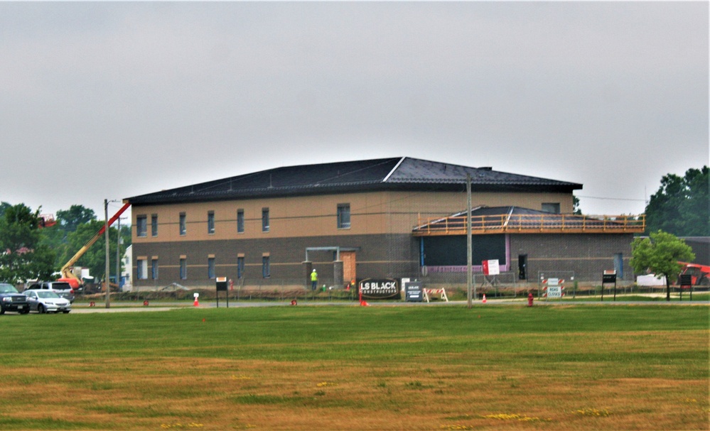 June 2023 construction operations of $11.96 million transient training brigade headquarters at Fort McCoy