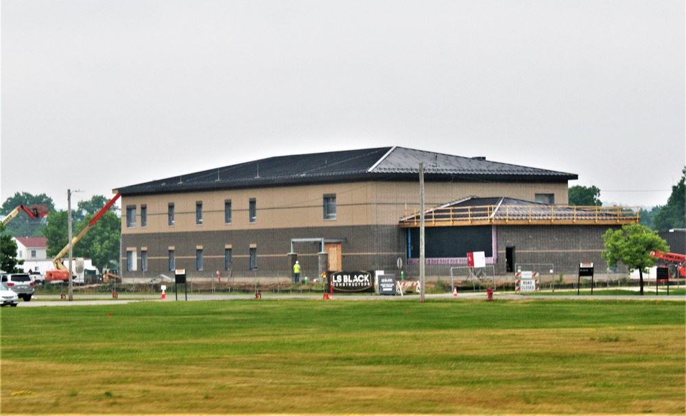 June 2023 construction operations of $11.96 million transient training brigade headquarters at Fort McCoy