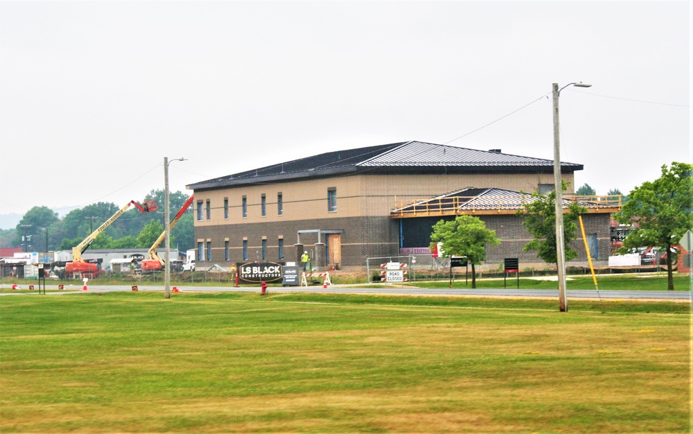 June 2023 construction operations of $11.96 million transient training brigade headquarters at Fort McCoy