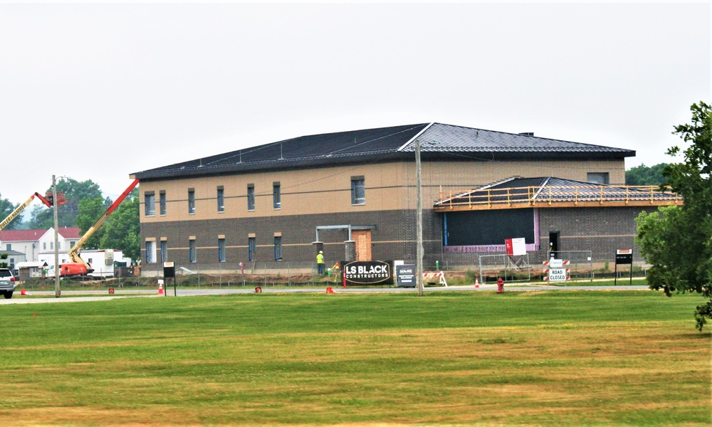 June 2023 construction operations of $11.96 million transient training brigade headquarters at Fort McCoy