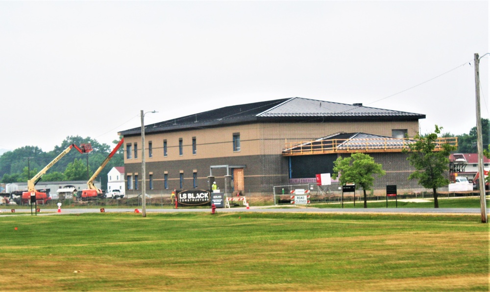 June 2023 construction operations of $11.96 million transient training brigade headquarters at Fort McCoy