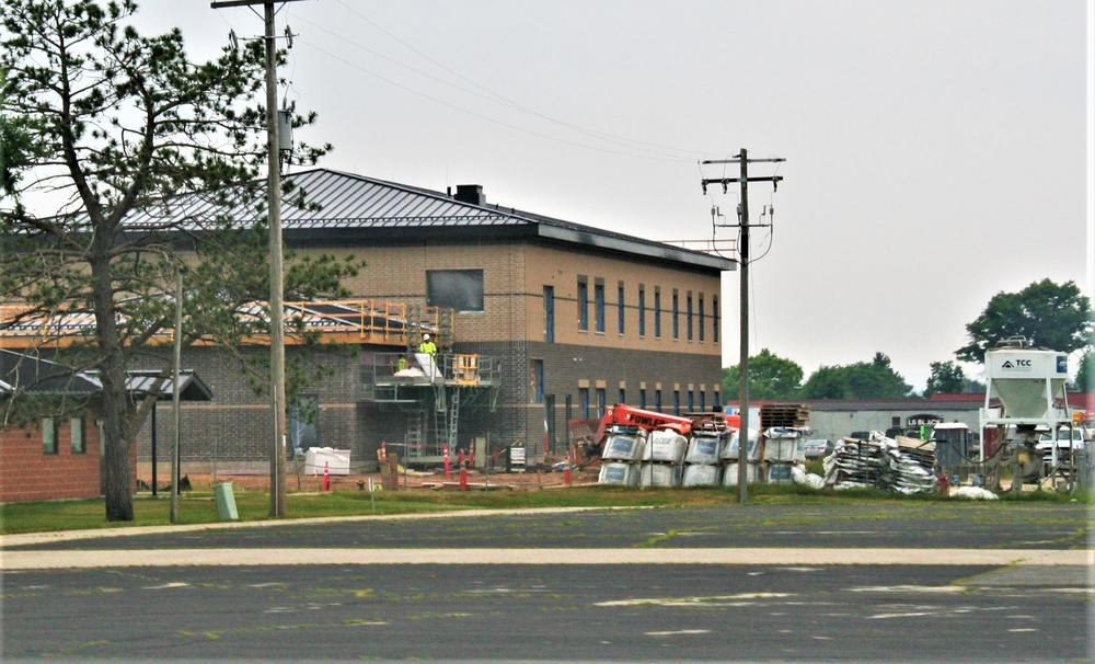 June 2023 construction operations of $11.96 million transient training brigade headquarters at Fort McCoy