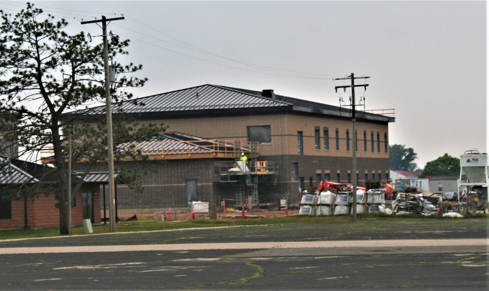 June 2023 construction operations of $11.96 million transient training brigade headquarters at Fort McCoy