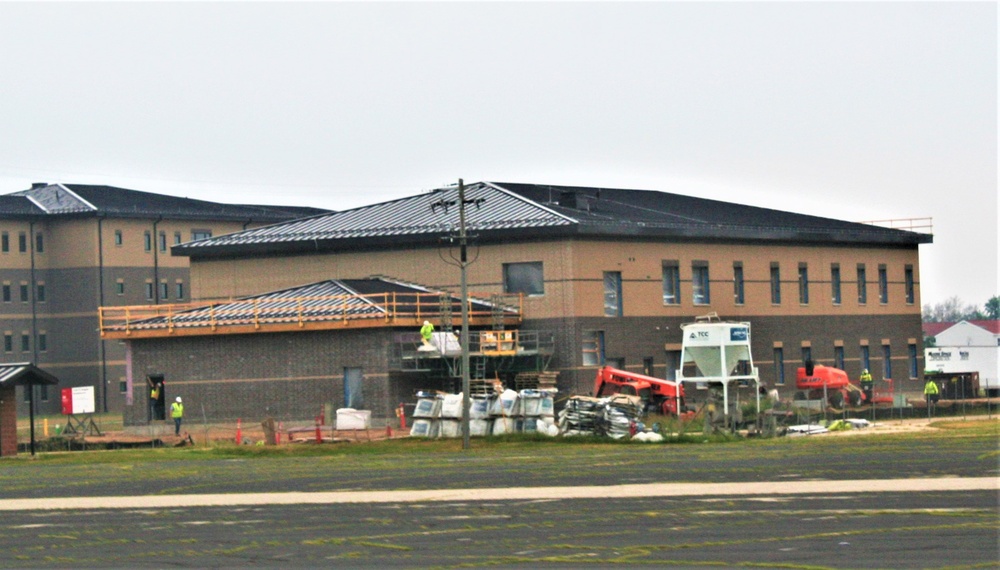 June 2023 construction operations of $11.96 million transient training brigade headquarters at Fort McCoy