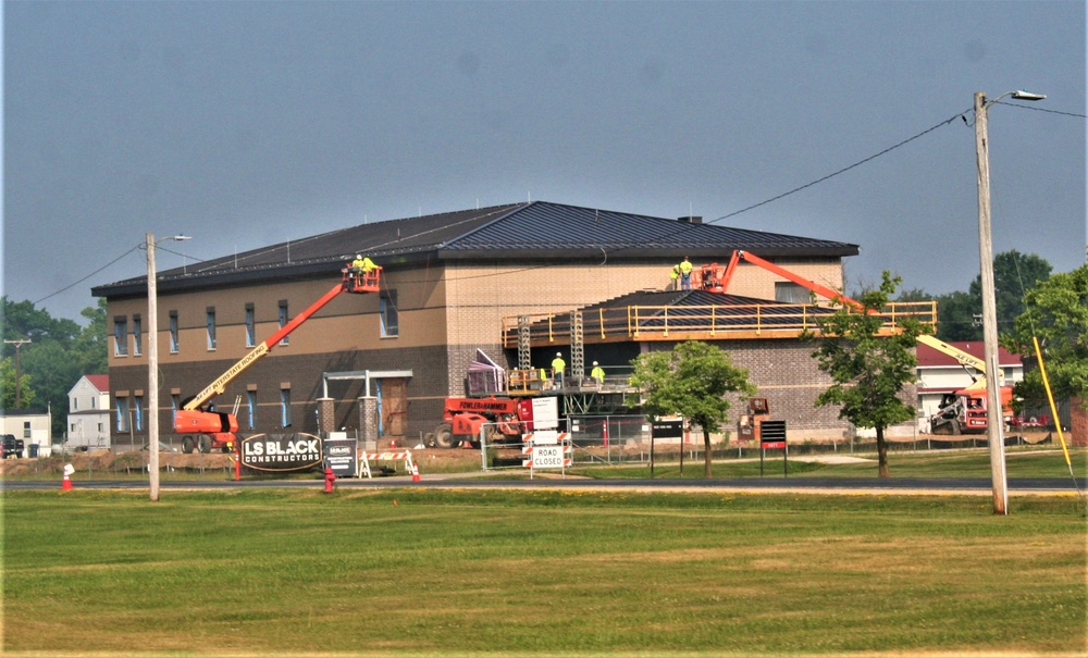 June 2023 construction operations of $11.96 million transient training brigade headquarters at Fort McCoy