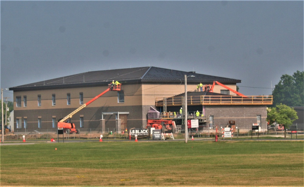 June 2023 construction operations of $11.96 million transient training brigade headquarters at Fort McCoy