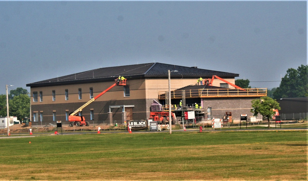 June 2023 construction operations of $11.96 million transient training brigade headquarters at Fort McCoy