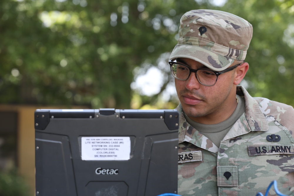 XVIII Airborne Corps Soldiers Power Communications for ACP