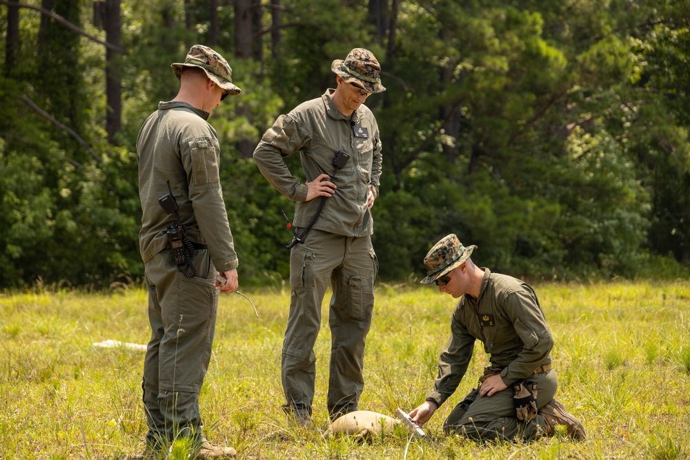EOD conducts protective works exercise.