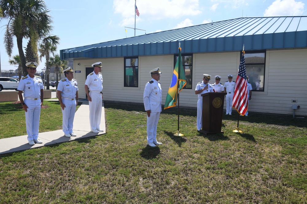 Brazilian MCPO Receives Distinguished Award at U.S. 4th Fleet
