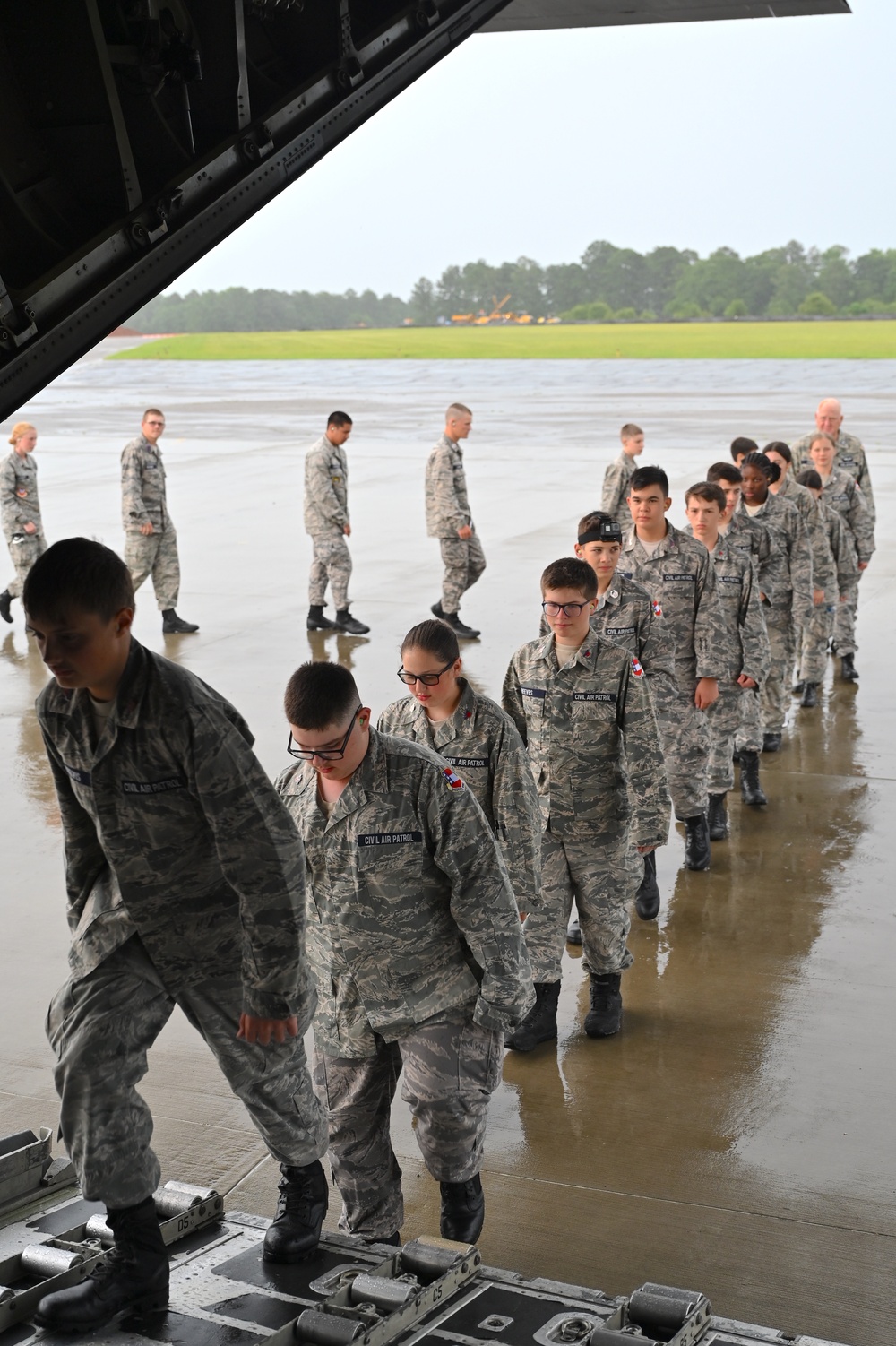 165th Airlift Wing gives incentive flight to nearly 200 Civil Air Patrol cadets during Encampment 2023 in Georgia