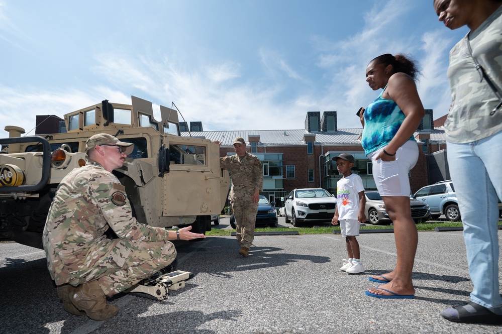436th CES showcases EOD mission during Touch-a-Truck community event