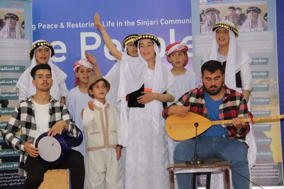 We're thrilled to celebrate the completion of the &quot;Ray of the Sun&quot; program where young children learned about Yazidi cultural heritage.