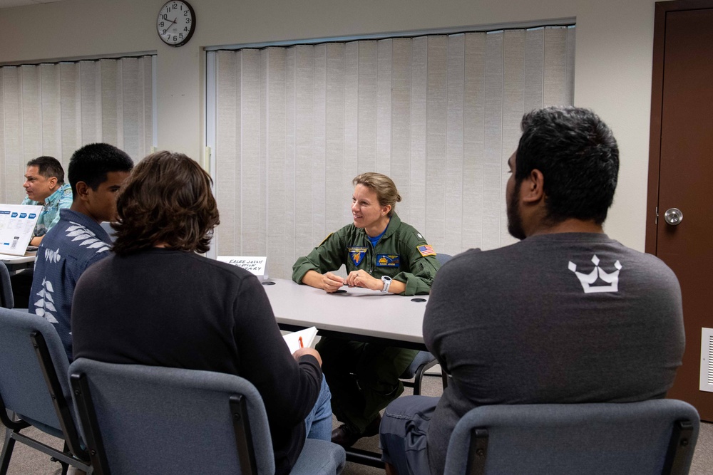 Pacific Missile Range Facility (PMRF) Hosts a Career Day for Waimea High School.