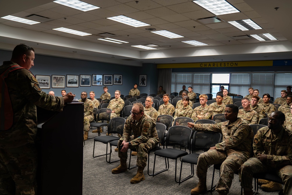 Team Charleston Maintainers prepare C-17 for Mobility Guardian 2023