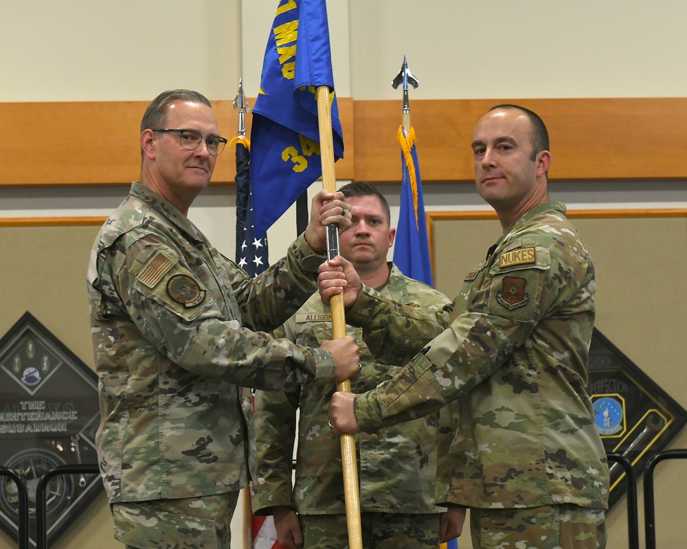 341st Munitions Squadron change of command