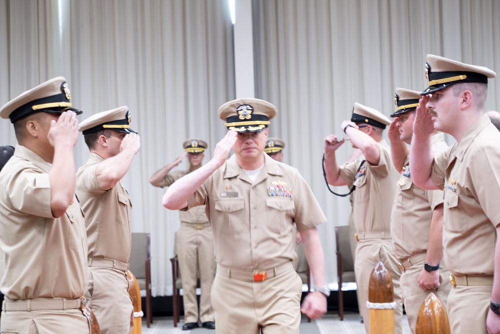 Maritime Expeditionary Security Squadron TWO Holds a Change of Command Ceremony