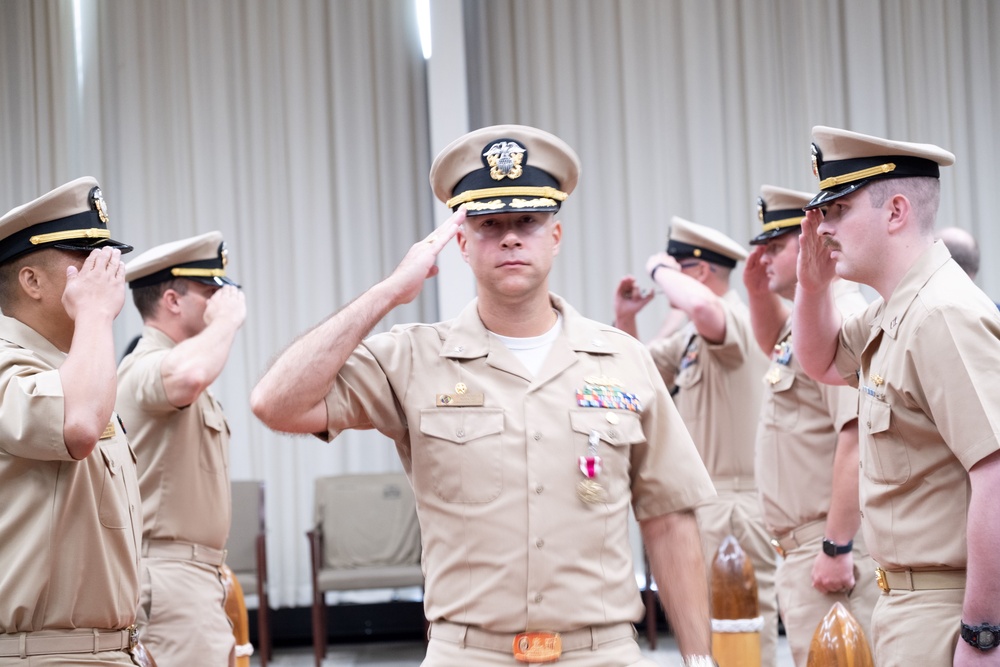 Maritime Expeditionary Security Squadron TWO Holds a Change of Command Ceremony