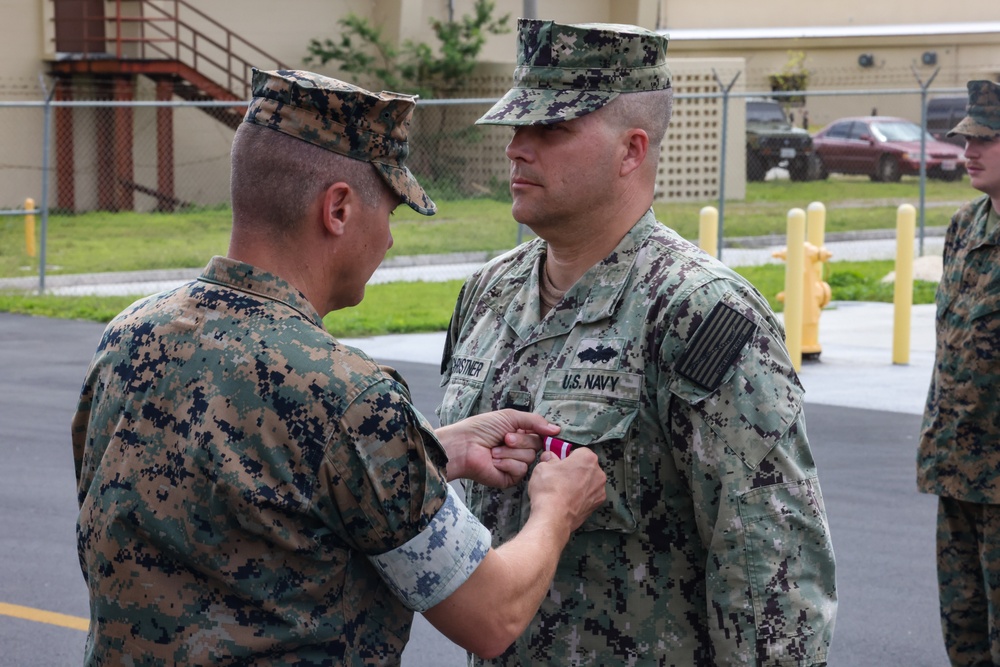 U.S. Navy Cmdr. Brian Christner Receives Meritorious Service Medal
