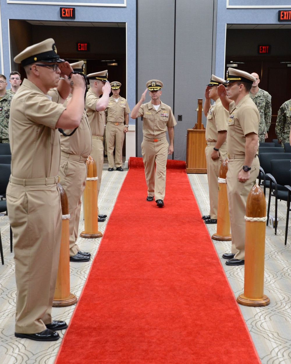 Maritime Expeditionary Security Squadron TWO Holds a Change of Command Ceremony