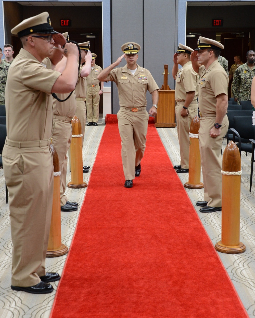 Maritime Expeditionary Security Squadron TWO Holds a Change of Command Ceremony