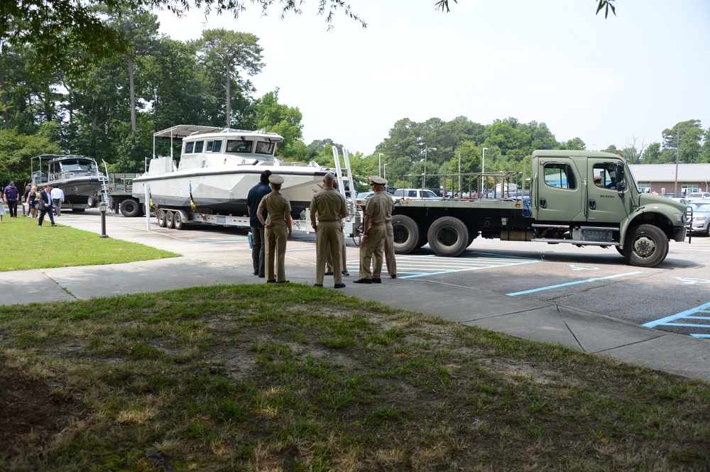 Maritime Expeditionary Security Squadron TWO Holds a Change of Command Ceremony