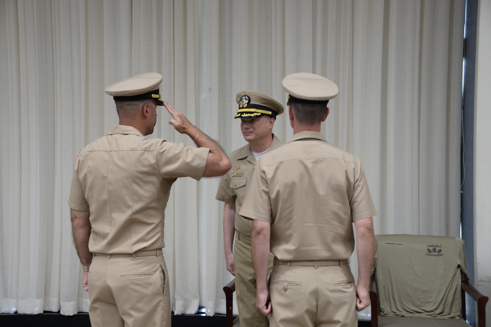 Maritime Expeditionary Security Squadron TWO Holds a Change of Command Ceremony