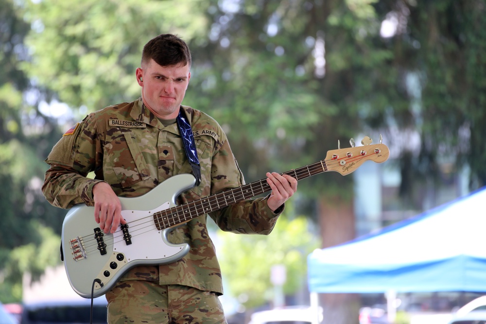 Let’s Dance: 133rd Army National Guard Band plays Lacey in Tune