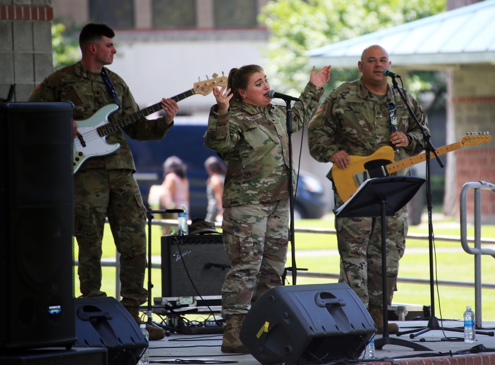 Let’s Dance: 133rd Army National Guard Band plays Lacey in Tune