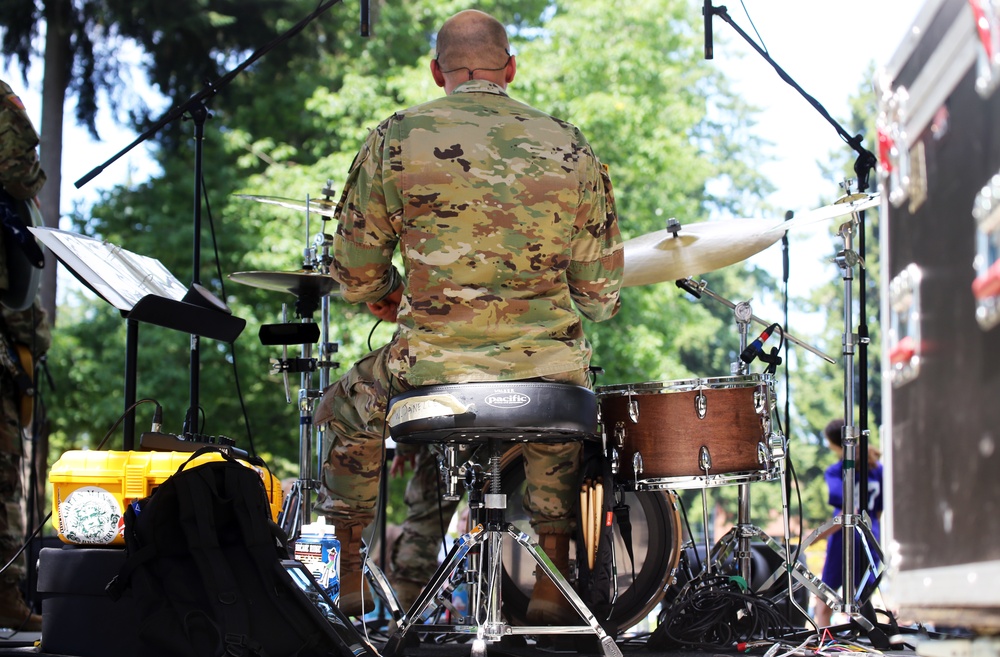 Let’s Dance: 133rd Army National Guard Band plays Lacey in Tune