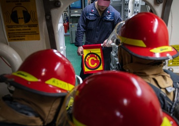 USS Carney (DDG 64) Conducts GQ Drill