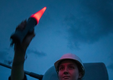 USS Carney (DDG 64) Conducts RAS with USNS John Lenthall (T-AO 189)