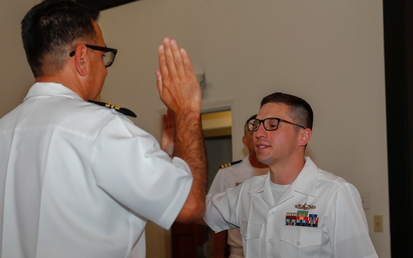 Ens. Baldwin Commissioning