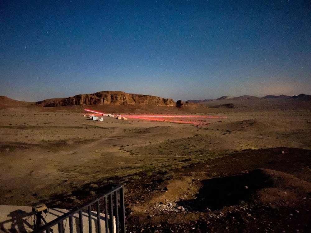 IM 23.4: Night view from the Scout Snipers observation point