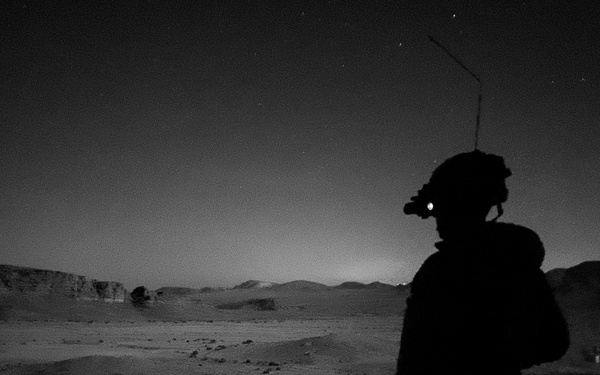 IM 23.4: Night view from the Scout Snipers observation point