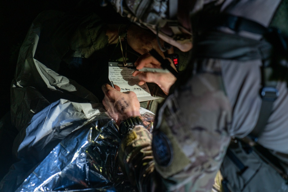 320th Special Tactics Squadron cave rescue training