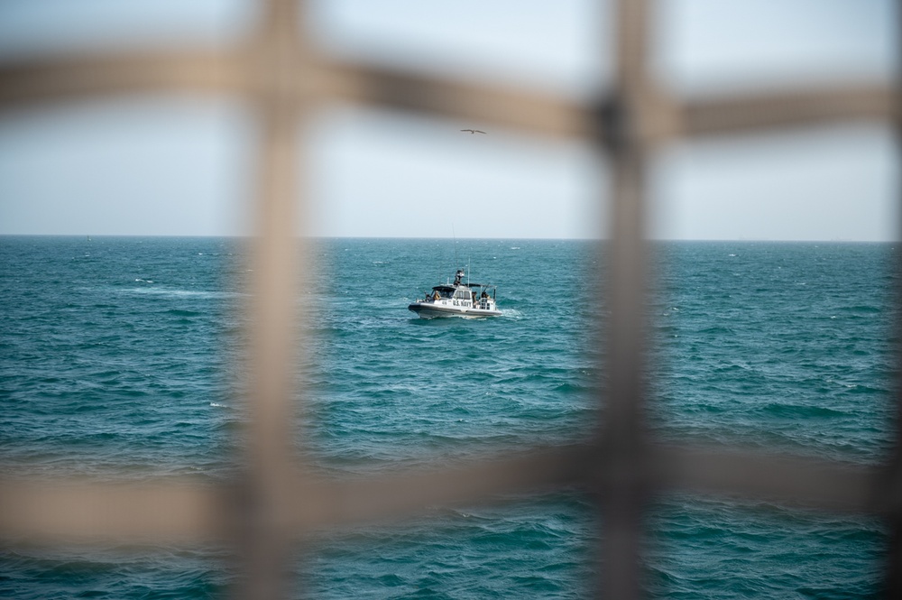 MSRON 11 Protects USS Indianapolis