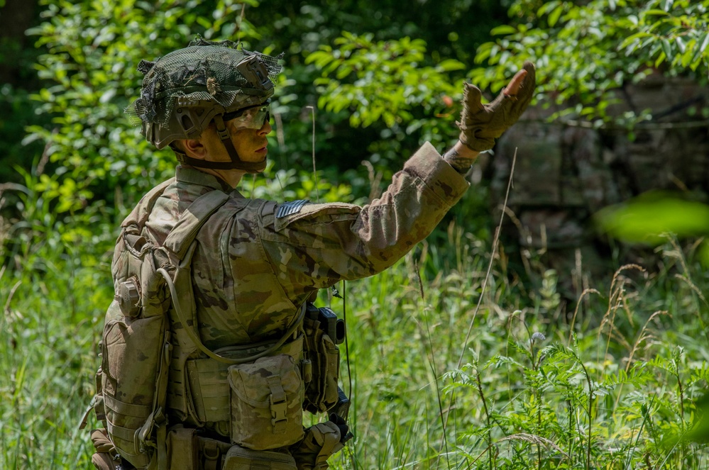 1st Cavalry Division Soldiers Conduct Live-Fire Event at Bemowo Piskie Training Area