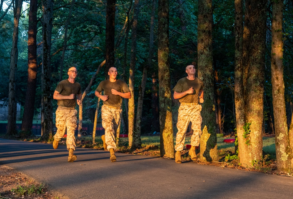 Officer candidates conquer the obstacle course