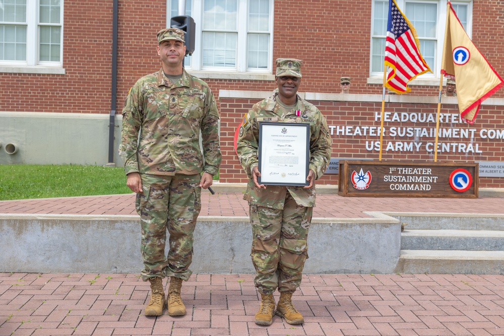 SGM Taniquewa Allen promoted