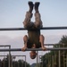 Officer Candidates compete in a timed obstacle course at the Officer Candidate School