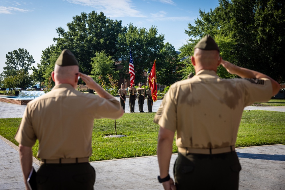 Headquarters Battalion Training and Education Command receives a new battalion commander