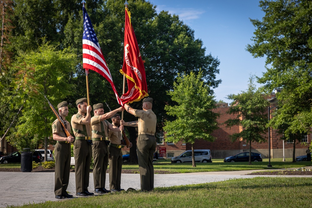 Headquarters Battalion Training and Education Command receives a new battalion commander