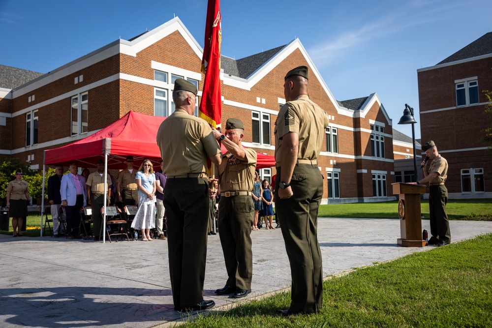 Headquarters Battalion Training and Education Command receives a new battalion commander