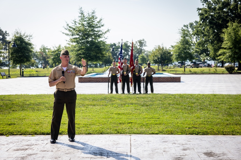 Headquarters Battalion Training and Education Command receives a new battalion commander