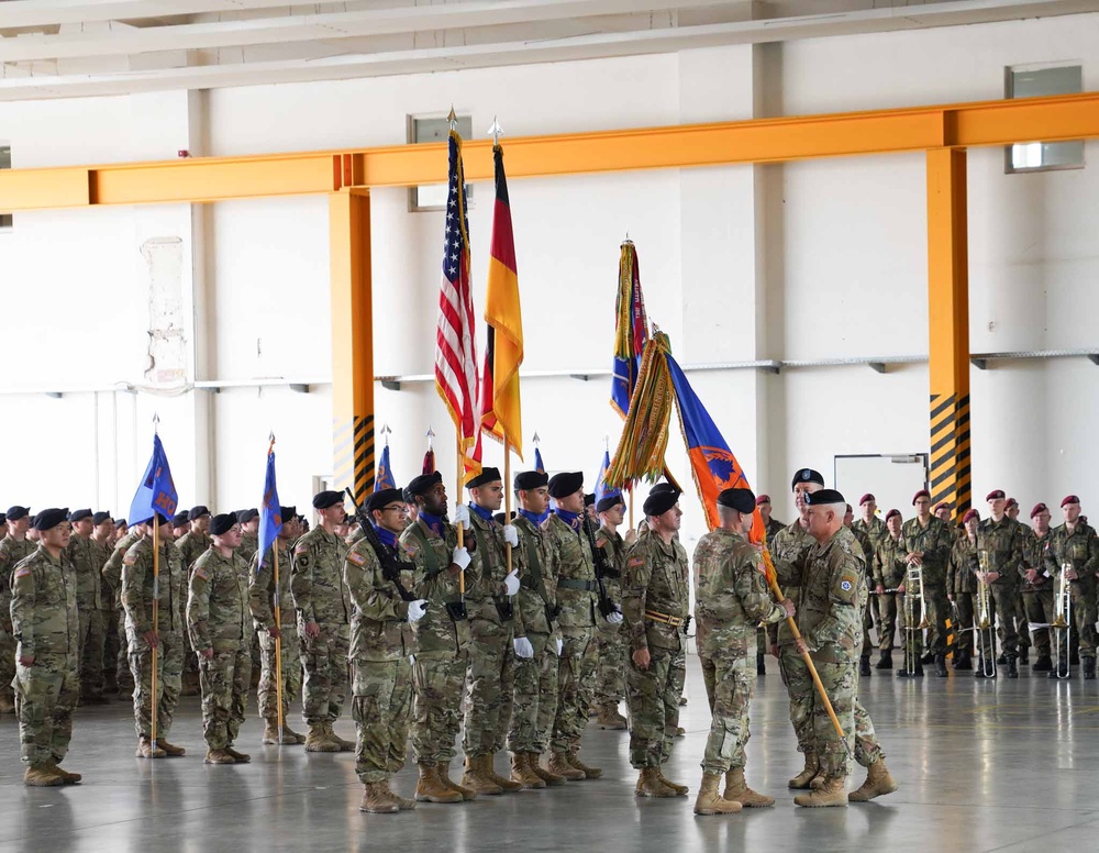 12th Combat Aviation Brigade holds Change of Command Ceremony and Change of Responsibility on Katterbach Kaserne