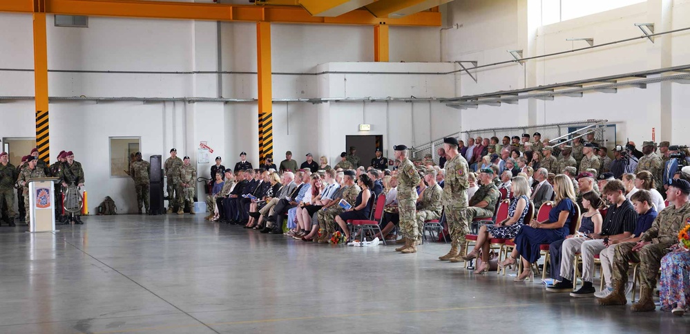 12th Combat Aviation Brigade holds Change of Command Ceremony and Change of Responsibility on Katterbach Kaserne