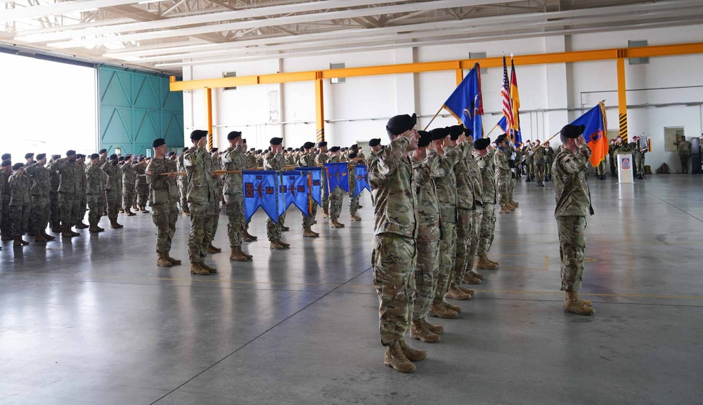 12th Combat Aviation Brigade holds Change of Command Ceremony and Change of Responsibility on Katterbach Kaserne