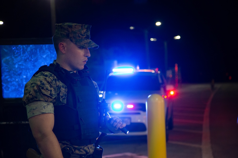 PMO conducts roadside safety checks at Camp Lejeune