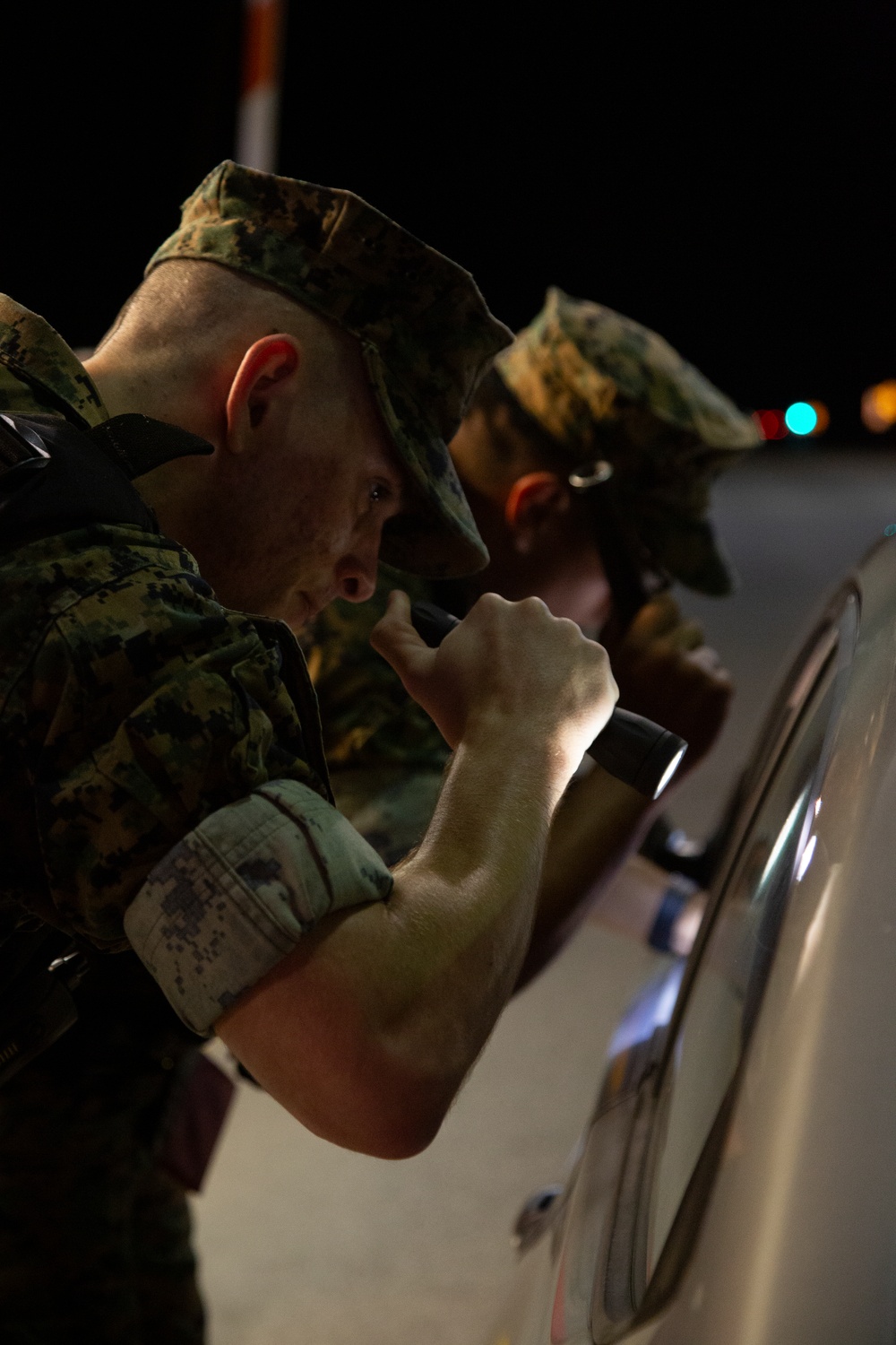 PMO conducts roadside safety checks at Camp Lejeune